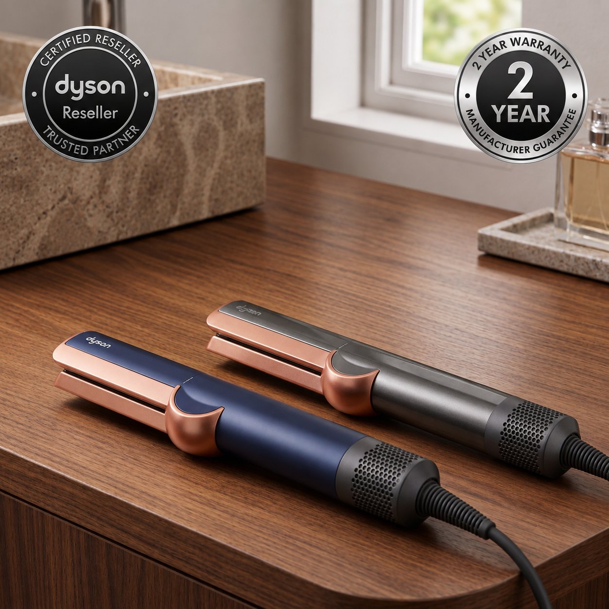 Dyson Airstrait New 2 in 1 Hair Dryer + Hair Curlers Hair Straighteners